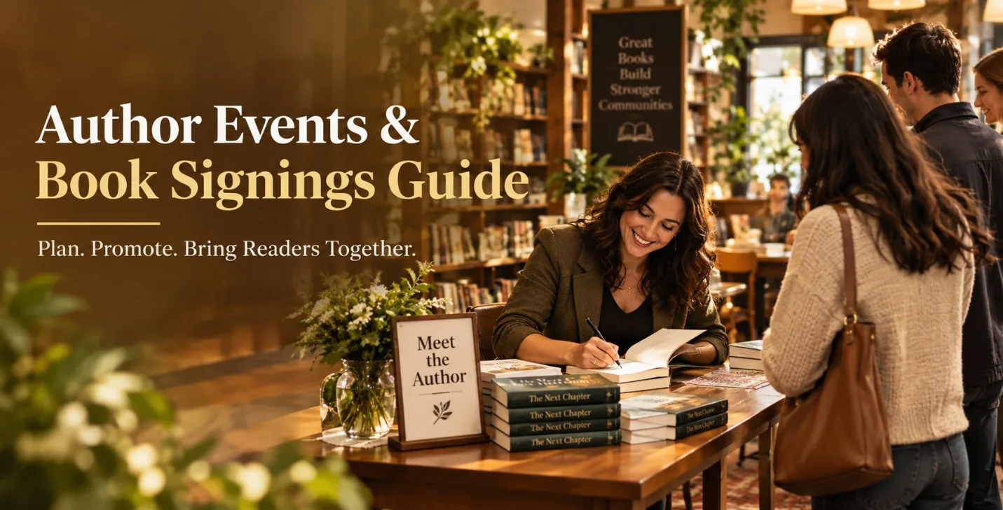 Author Events & Book Signings Guide: Plan. Promote. Bring Readers Together.