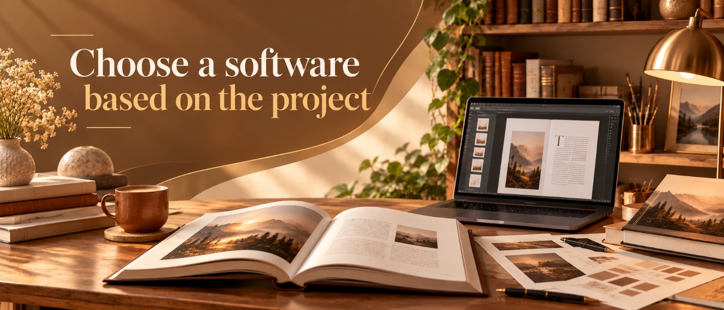 Choose software based on the project