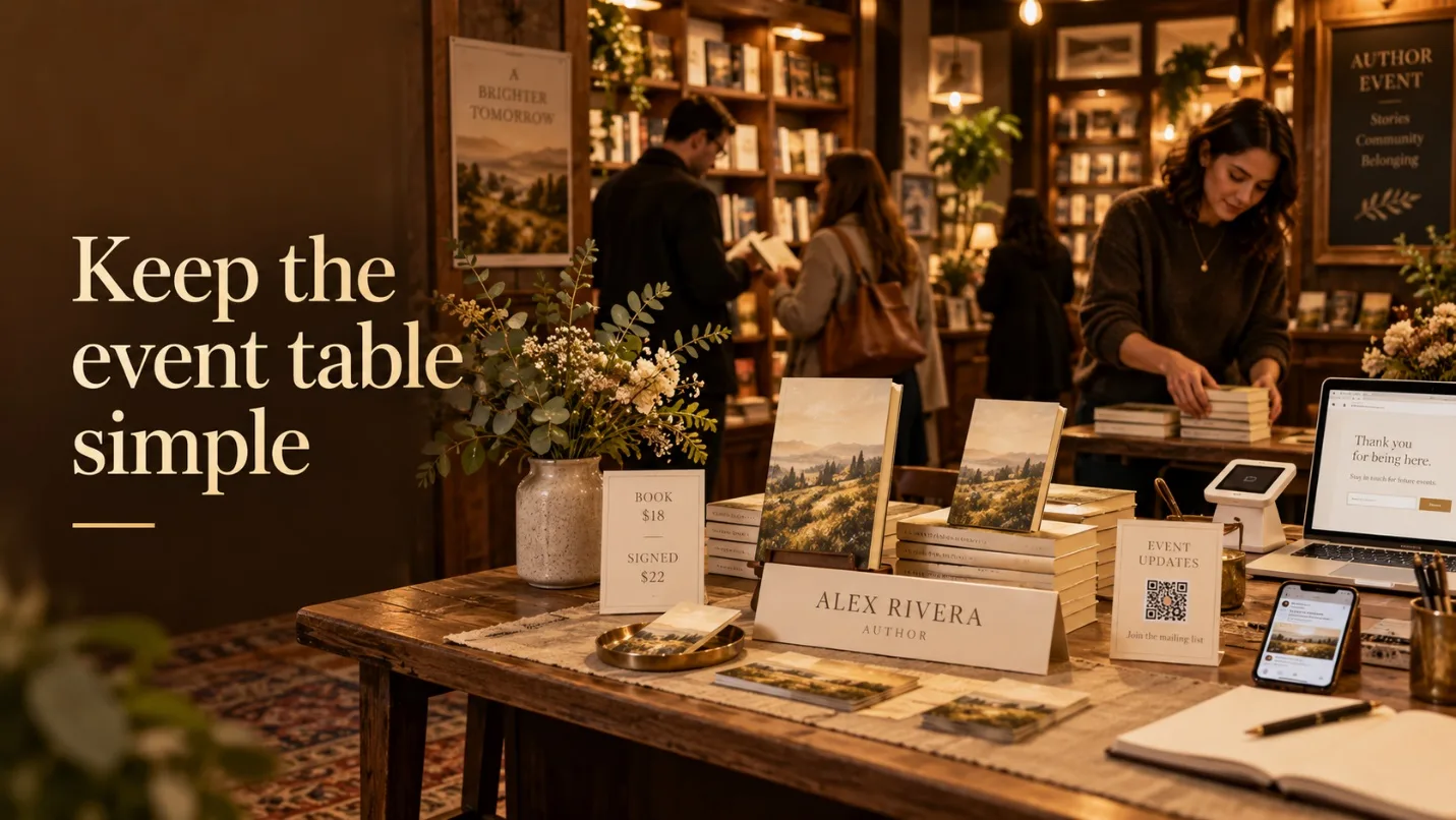 Keep the event table simple