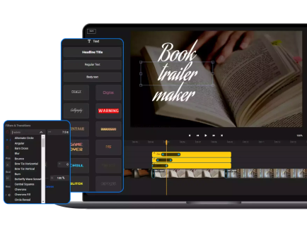 Files and materials delivered on completion of book trailer creation