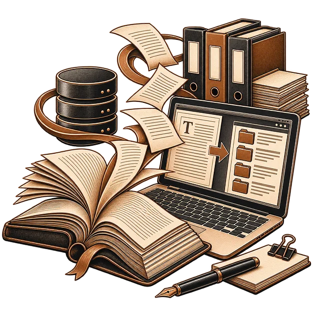 Illustration representing data entry