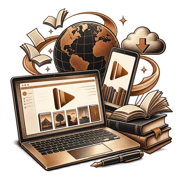 Illustration representing Google Play Books publishing